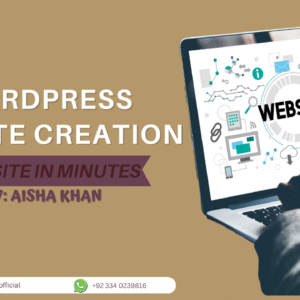 Wordpress Website Creation Website In Minutes