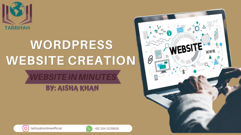 WordPress Website Creation Website In Minutes